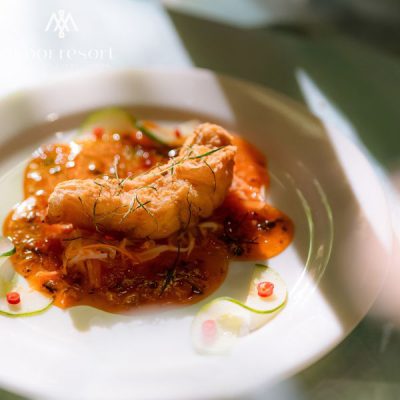 Thực đơn tiệc cưới đa dạng món ăn, cân bằng giữa hương vị và hình thức trình bày