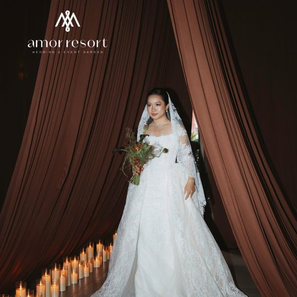 Amor Resort mang đến không gian tiệc cưới xanh mát, thực đơn đa dạng và dịch vụ tổ chức linh hoạt
