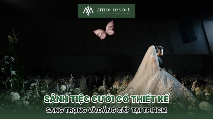 Sảnh tiệc cưới có thiết kế sang trọng và đẳng cấp tại TP.HCM